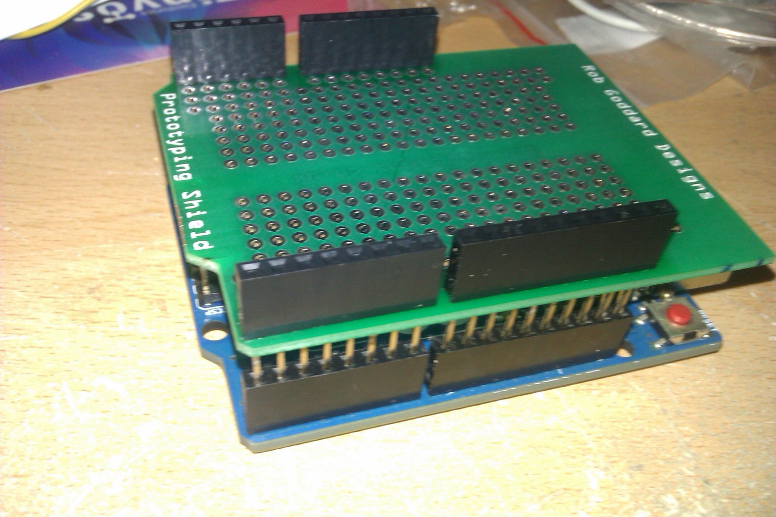 Prototyping Shield Kit for Arduino Uno R3 by Rob Goddard Designs : 4 ...