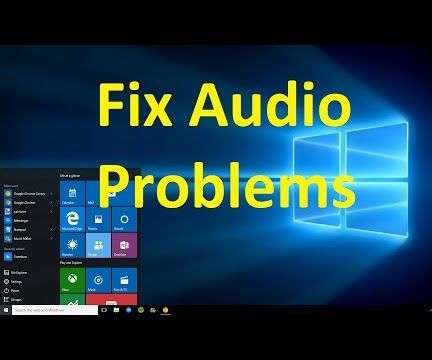 How to Fix Audio Problems on Windows 10/8/7!!