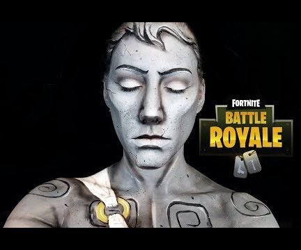 Fortnite Statue Halloween Makeup