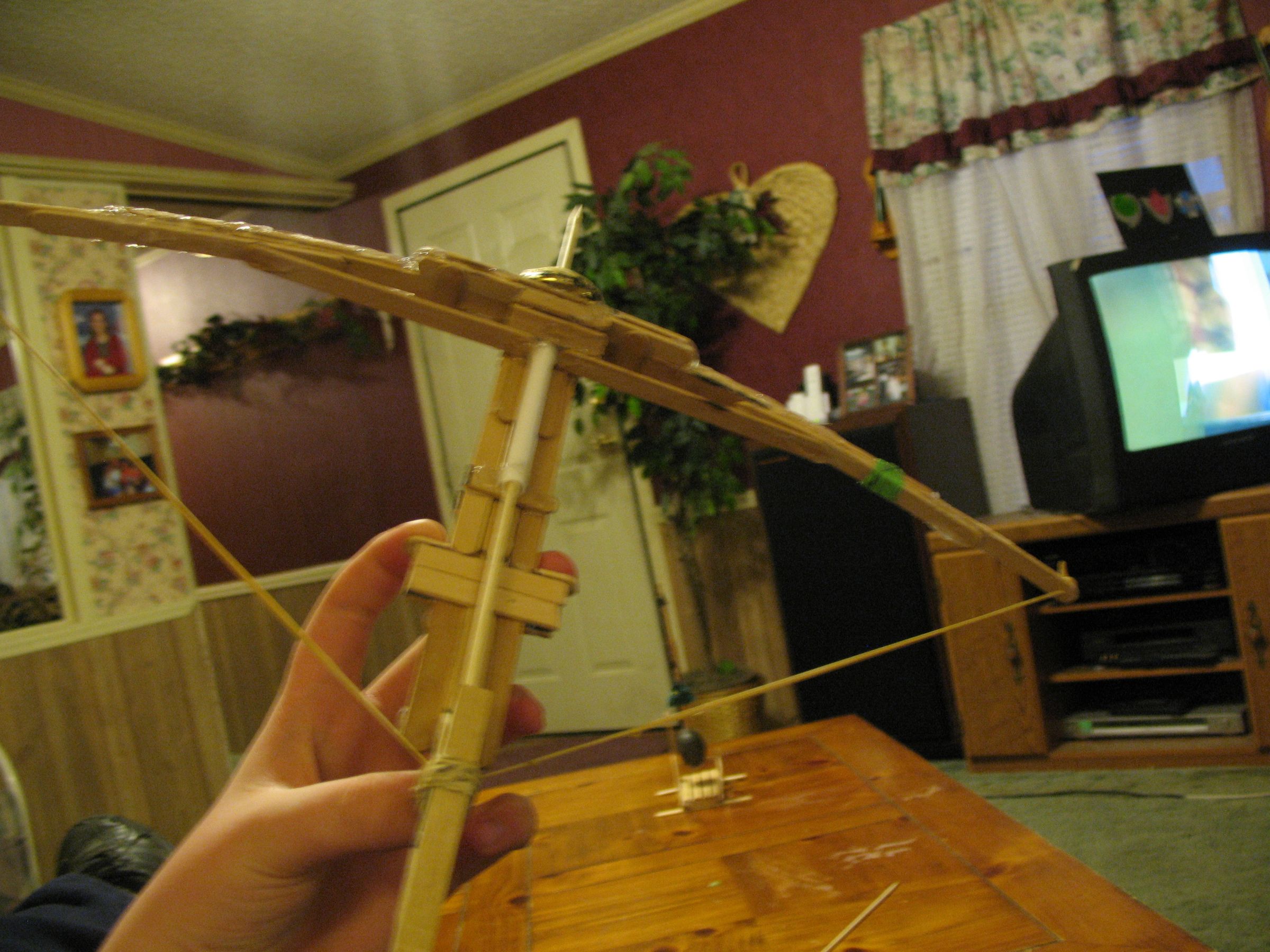 Popsicle Stick Crossbow Instructables