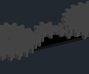 Plastic Gear Clock