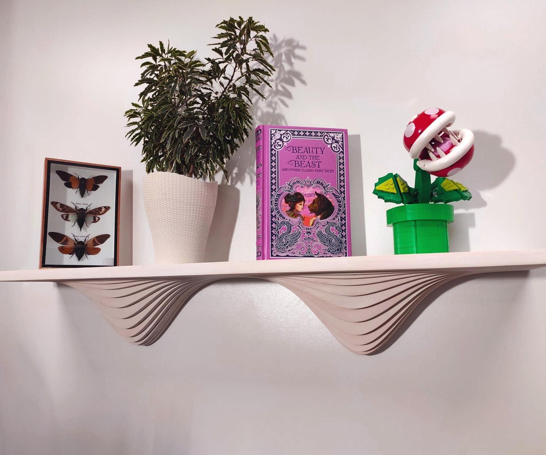 Dual Wave Bookshelf