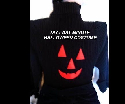 Last Minute Halloween Costume
