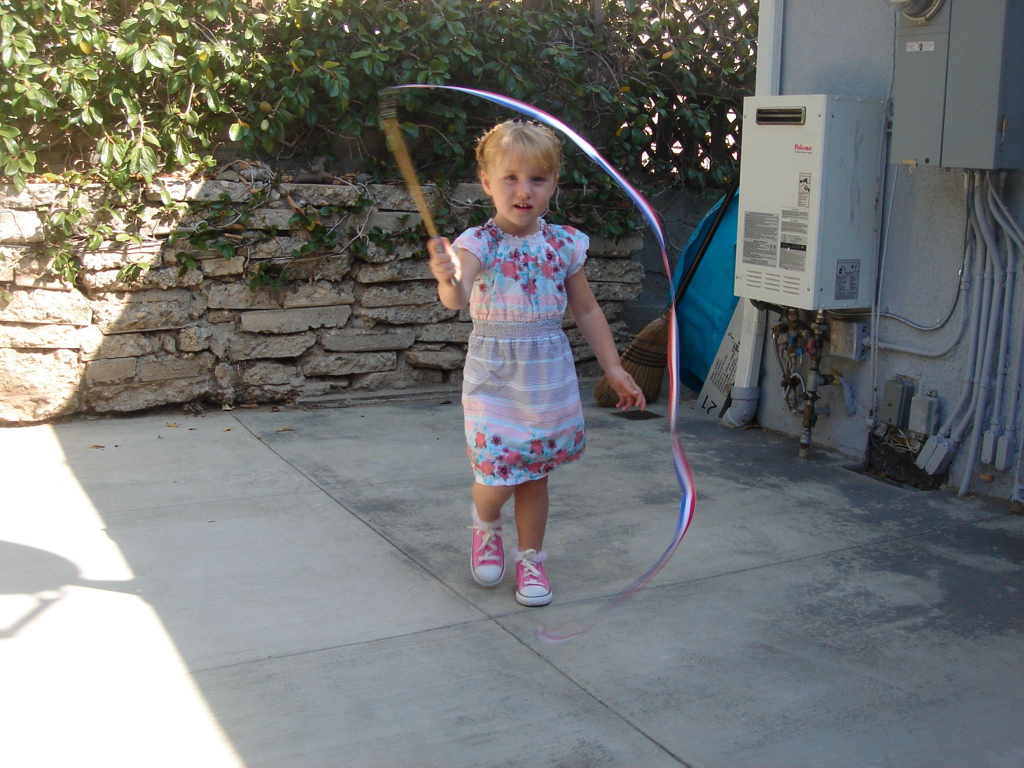 How to Make a Ribbon Stick for Your Junior Gymnast.