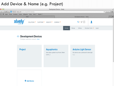 Arduino Yun & Xively (web)