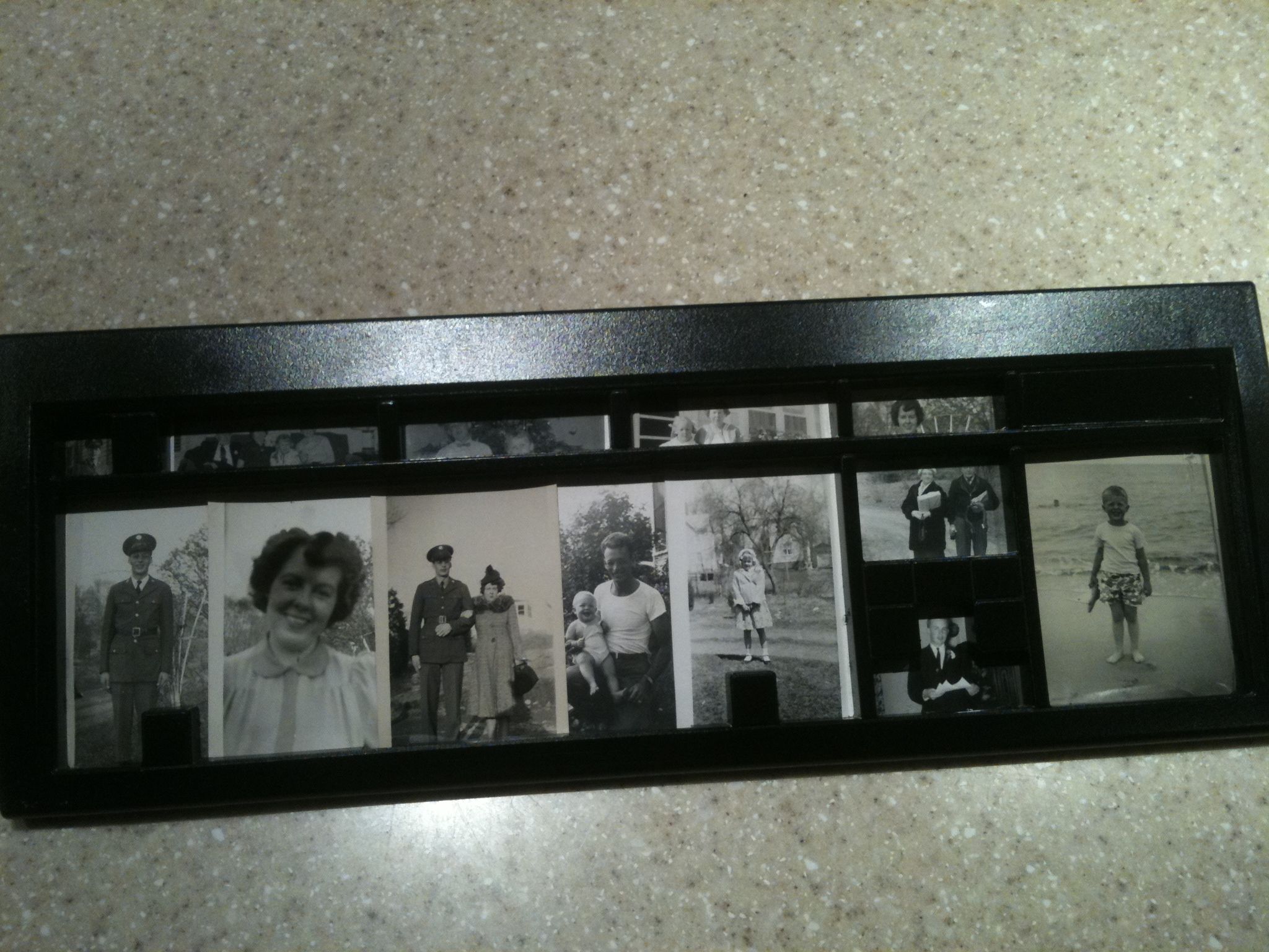 Picture Frame From Old Keyboard