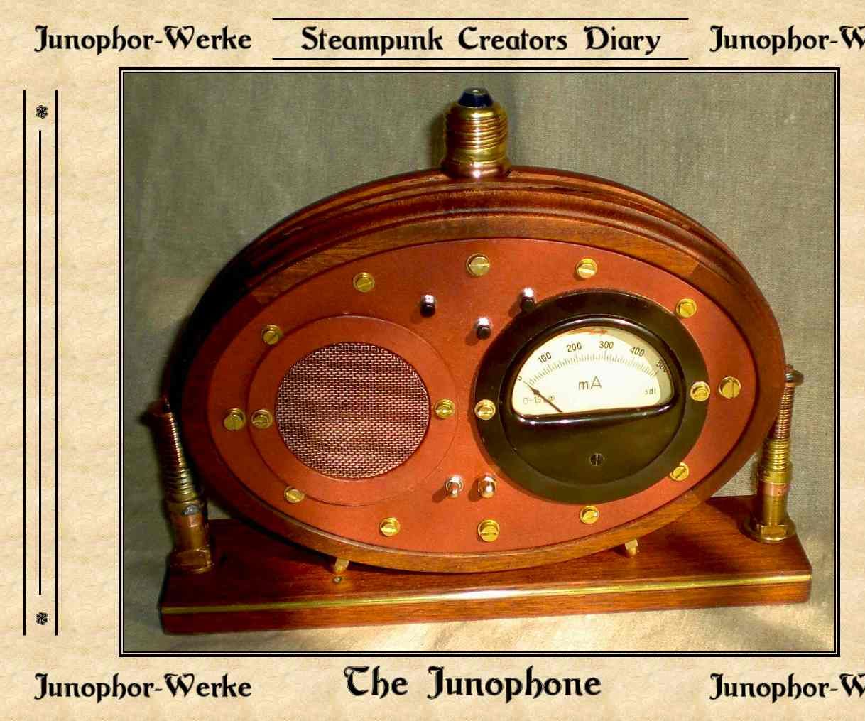 Steampunked Mp3-player "Junophon"