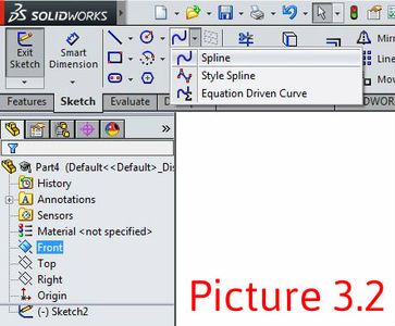 Enable "Sketch" Mode in SolidWorks