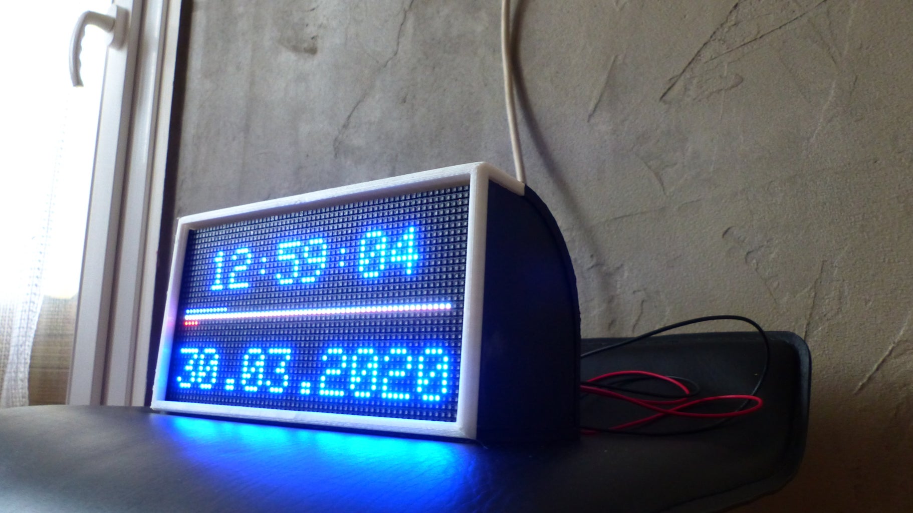 Arduino Matrix Clock With 3D Enclosure