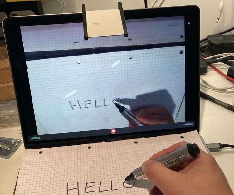 Mirrorholder for Online Teaching