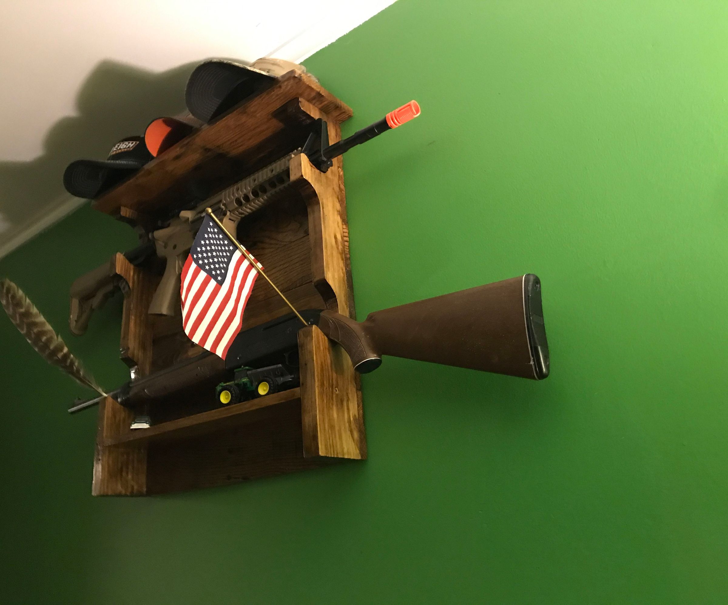 Pellet Gun Rack Made From Pallets. for All the Buds. 