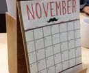 Reusable Fiberboard Calendar