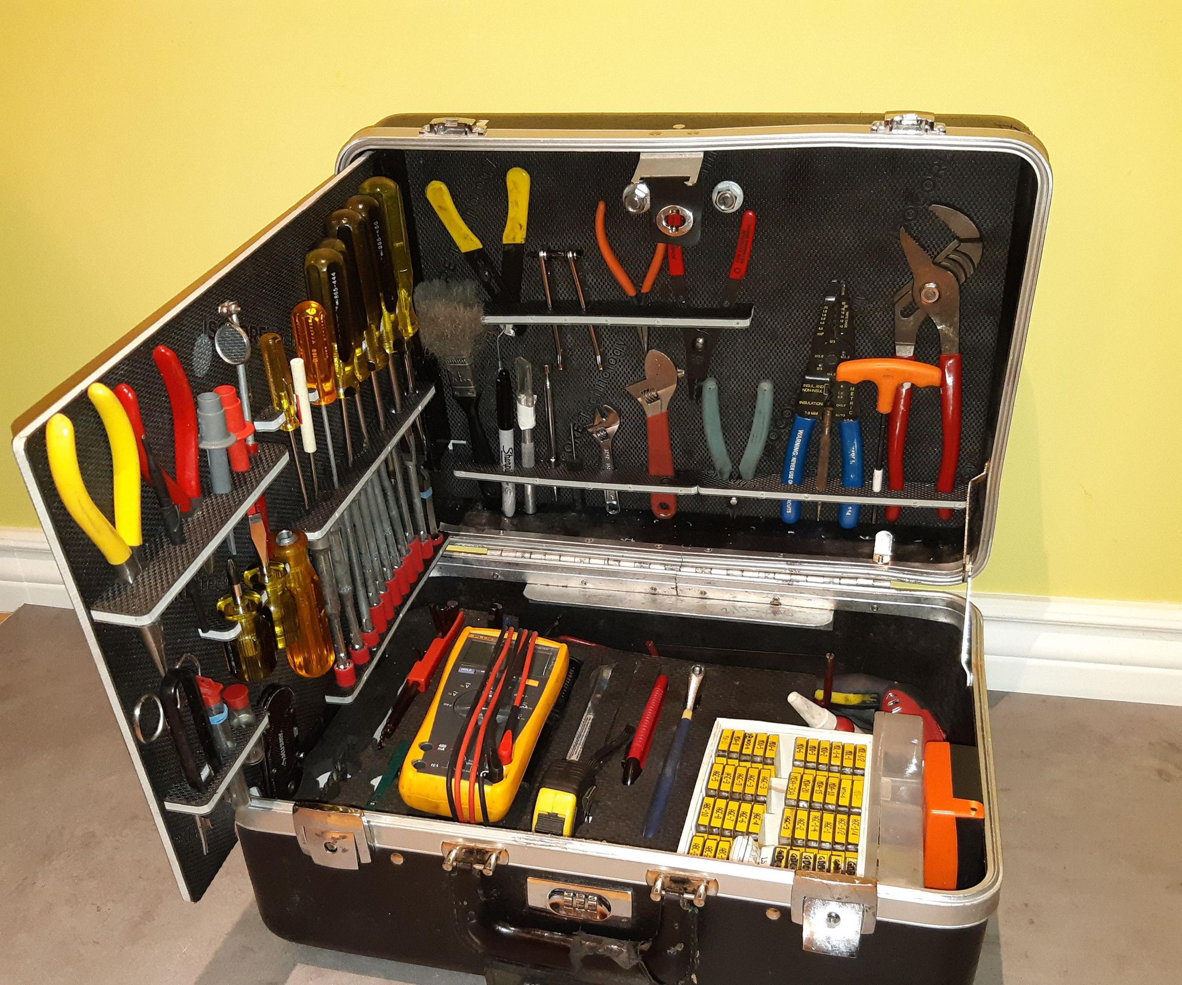 Screwdriver and Plier Tool Holder Pockets Cut on CNC