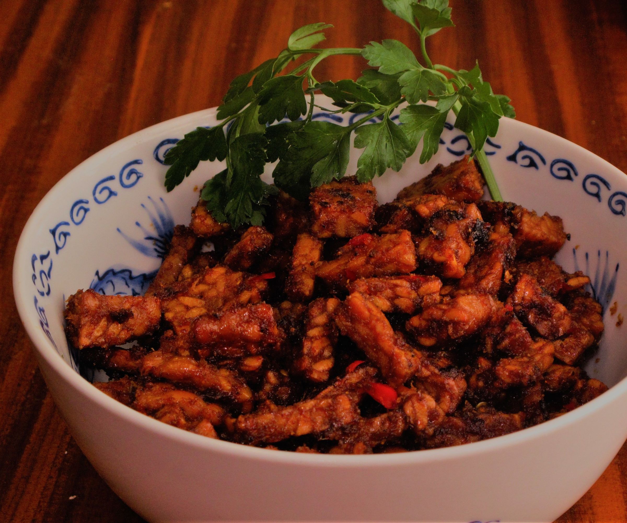 Tempeh Kering (Vegetarian Indonesian Side-dish)