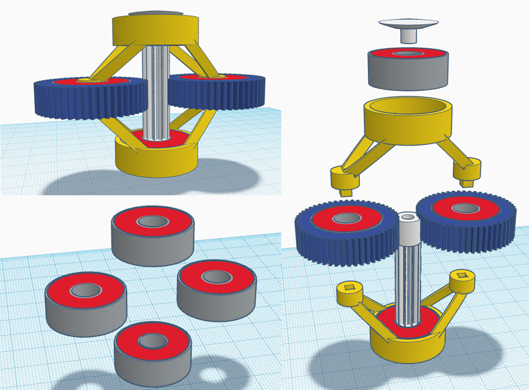 Fid"gear" Spinner V2
