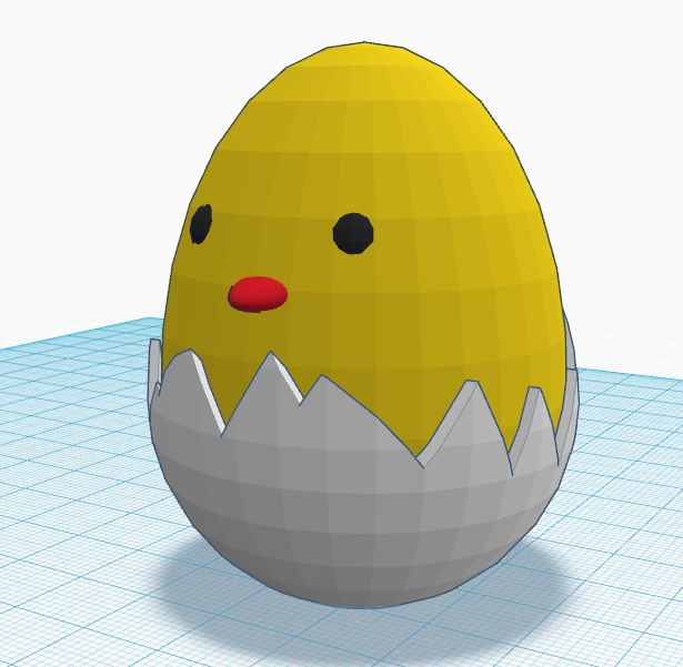Ally老师TinkerCAD蛋宝宝系列（五）蛋壳