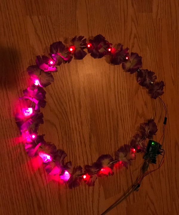 Sound Reactive Lei Necklace