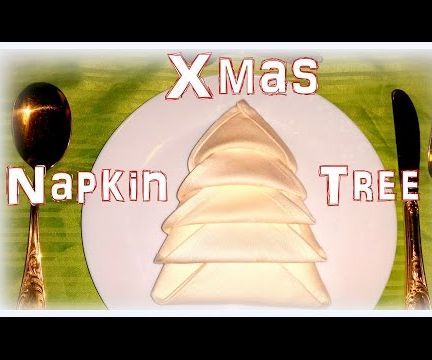 Napkin Christmas Tree 
