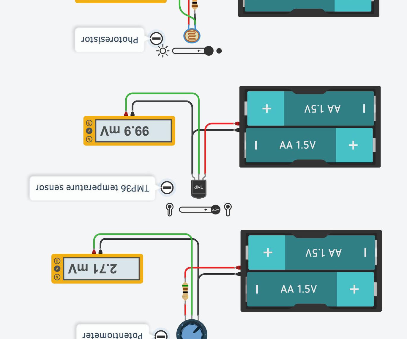 Choose Sensor Substitutes in Tinkercad Circuits : 3 Steps (with ...
