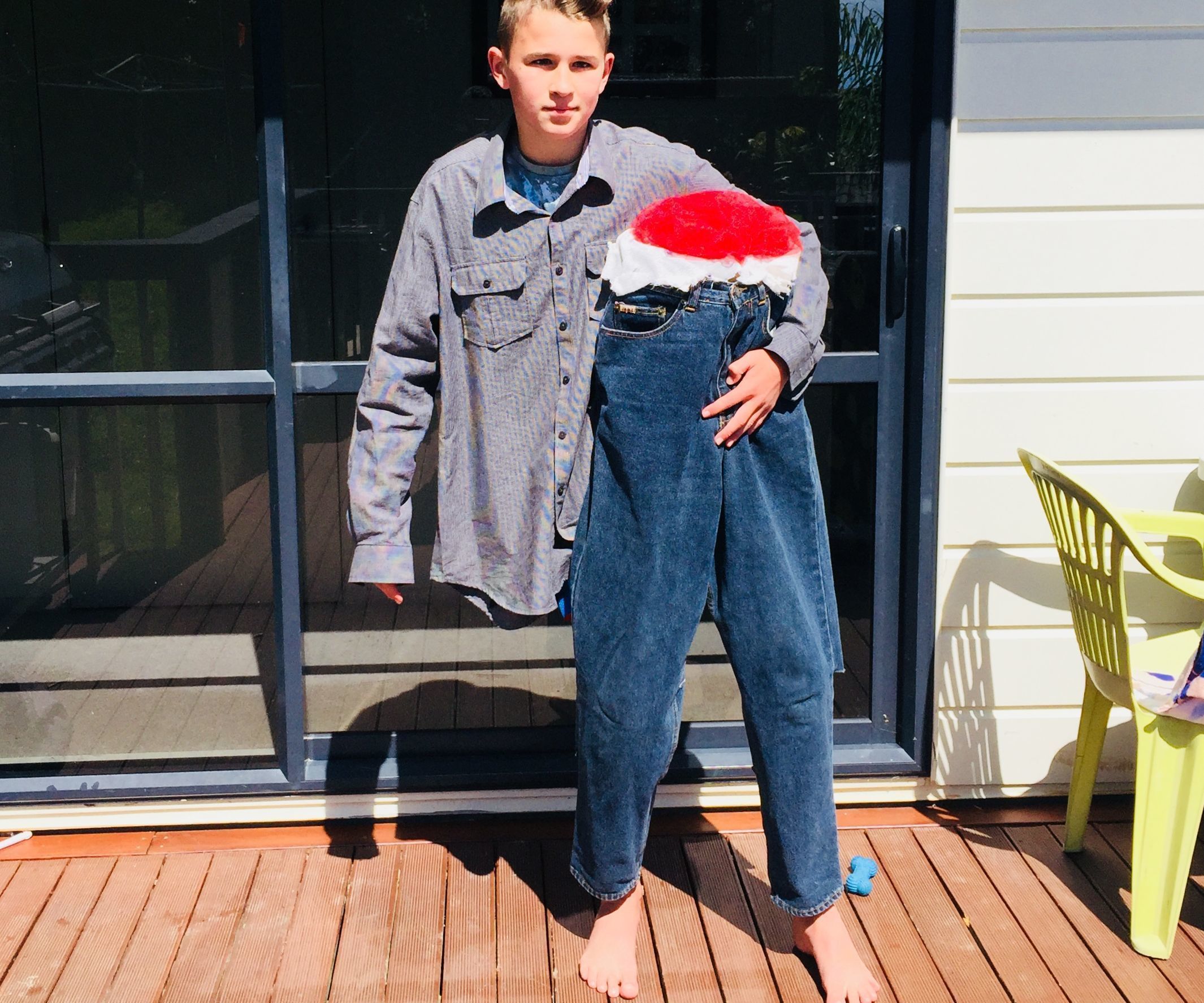 Cut in Half Halloween Costume