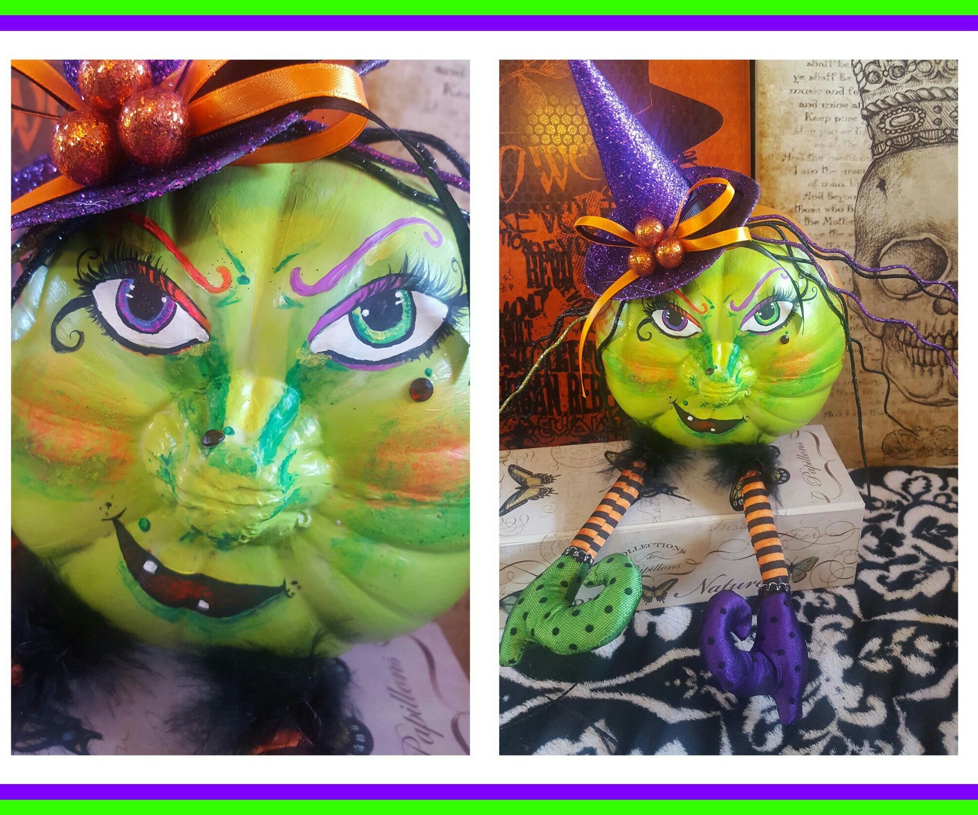 Cute Witch Pumpkin