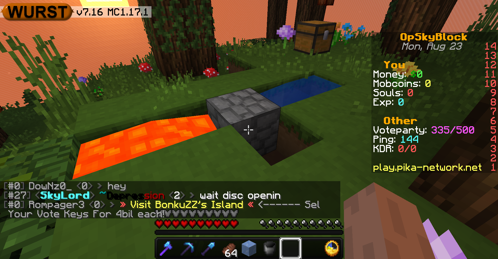 How to Make a Cobblestone Generator in Minecraft