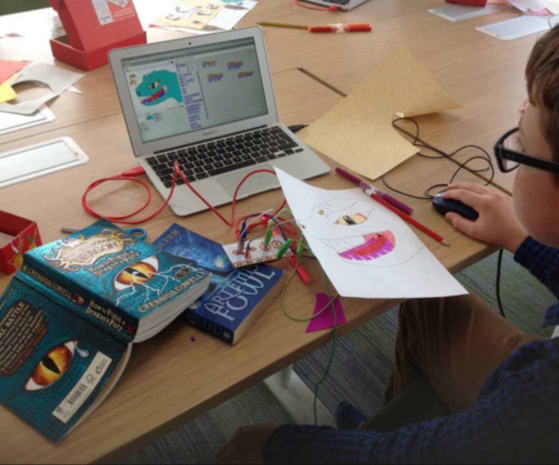 Interactive Book Cover Art with Makey Makey