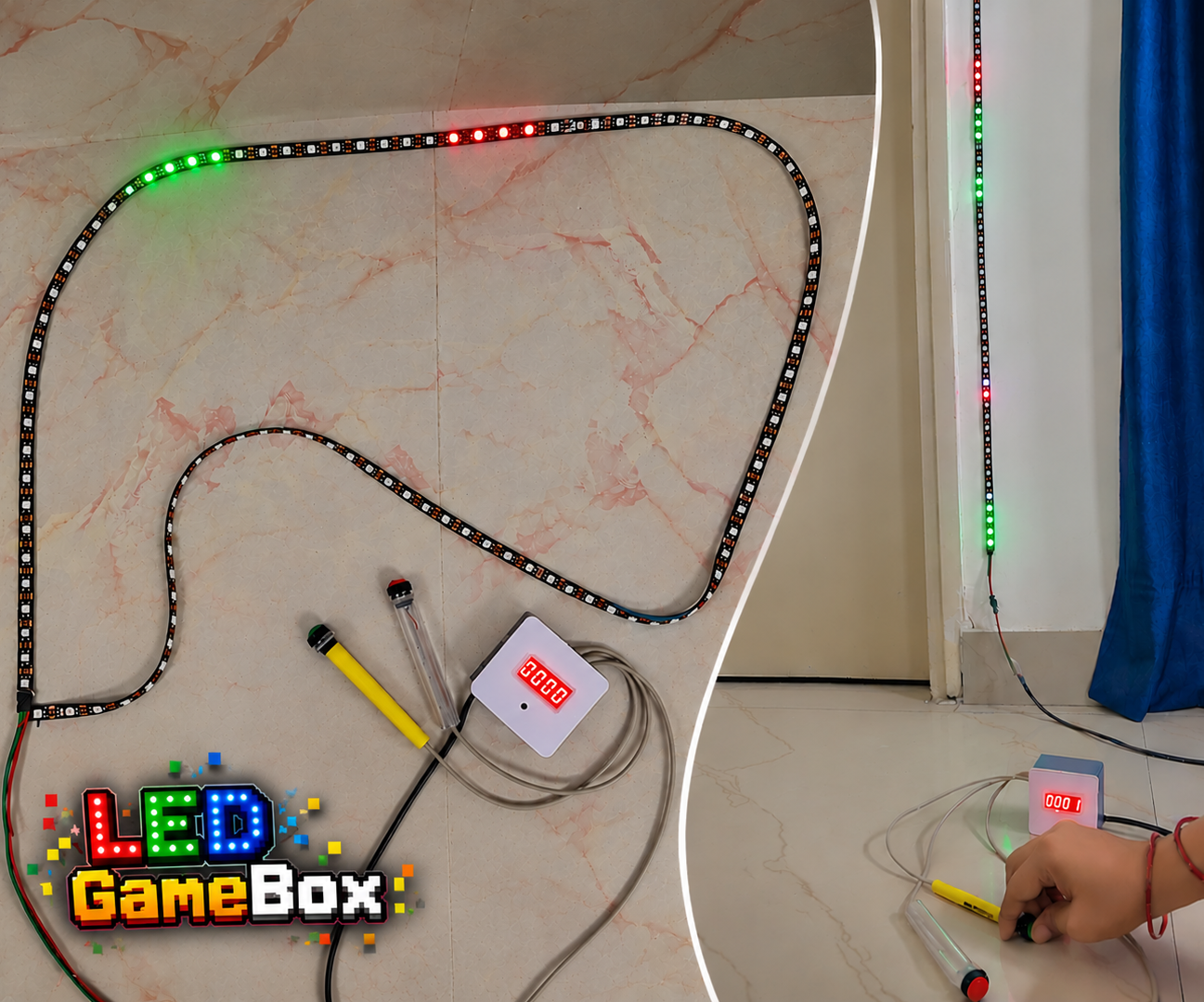 A DIY LED Strip GameBox