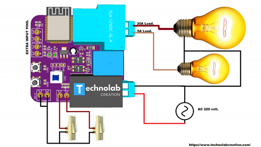 Connection of Appliances & Switches.