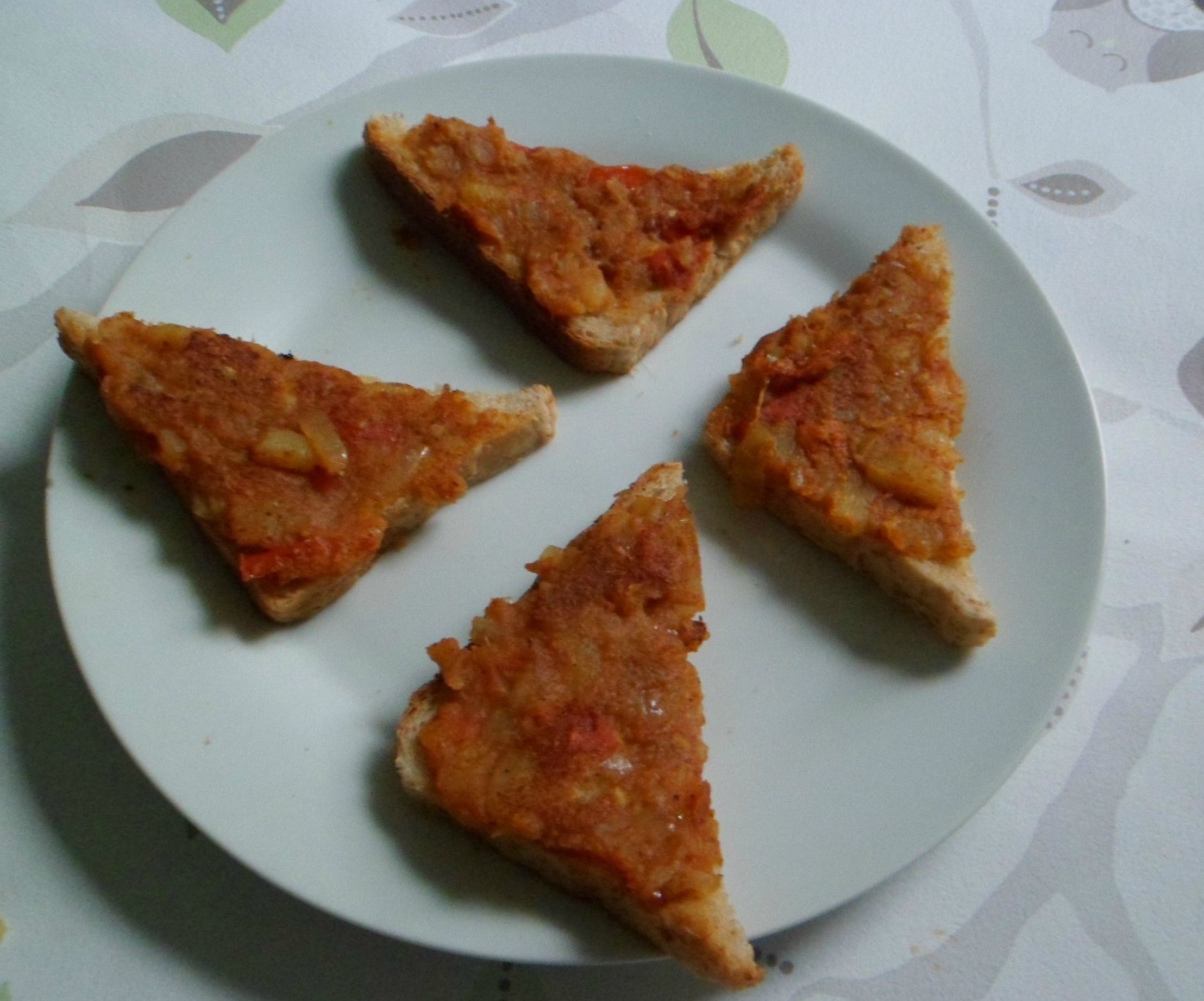Potato Masala Toast