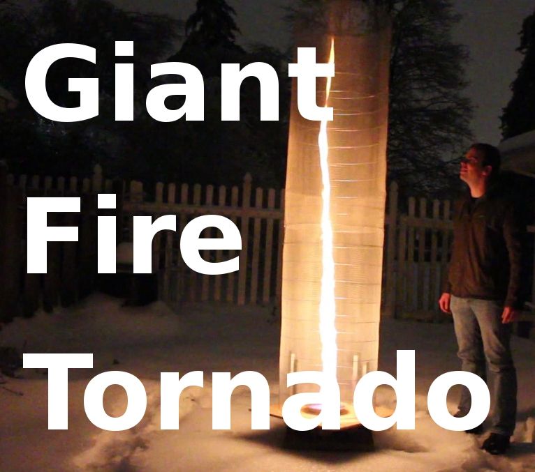 Build a GIANT Fire Tornado!