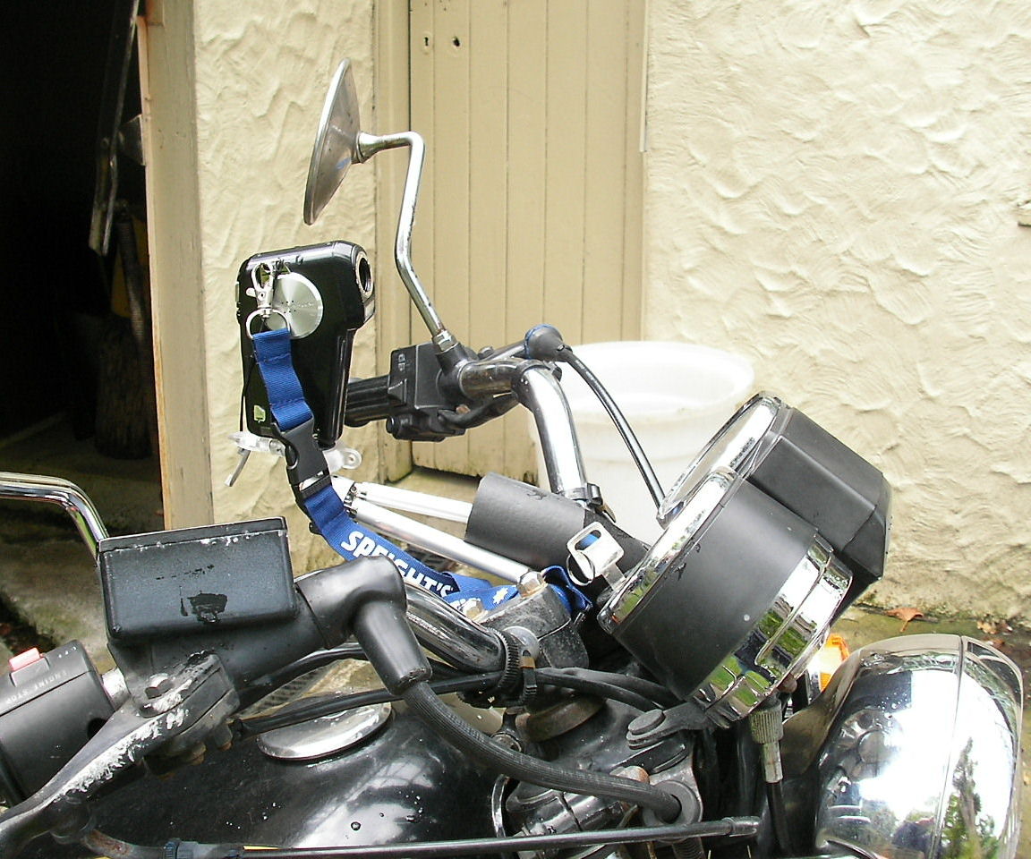 Cheap (ugly?) Camera Mount for Motorcycle