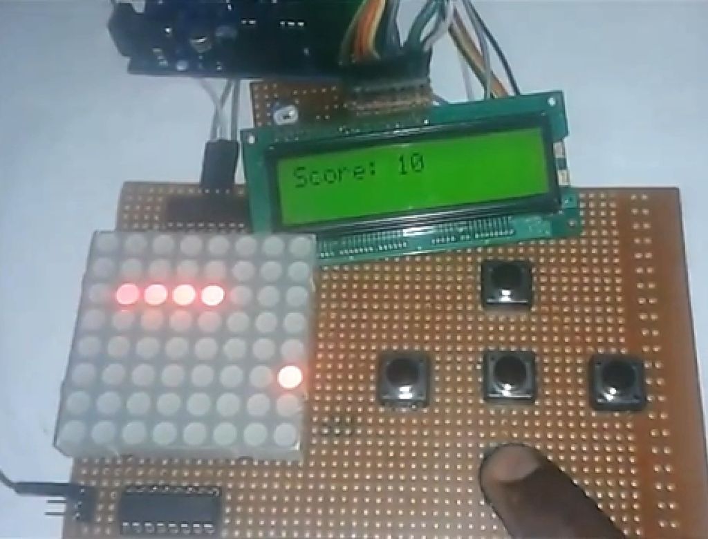 Arduino Snake Game With 8x8 LED Matrix: 4 Steps