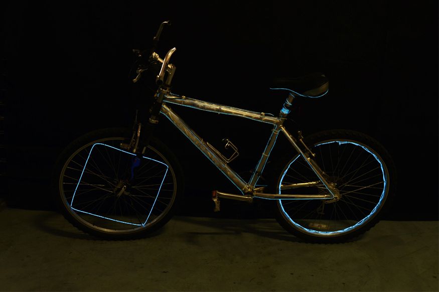 EZ-EL Wire Designs on Bike Video Tutorial!