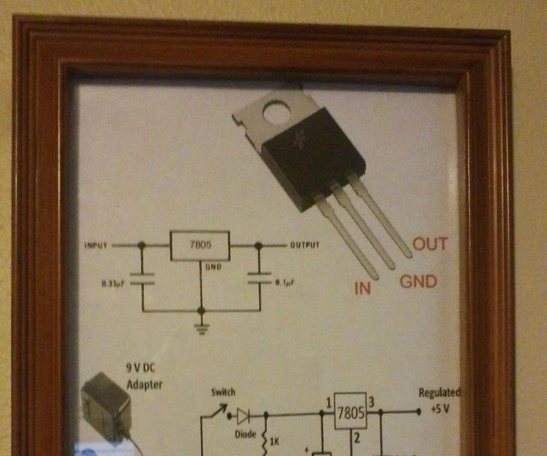 Change 9 Volts to 5 Volts