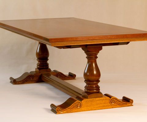 How to Make a French Inspired Trestle Table