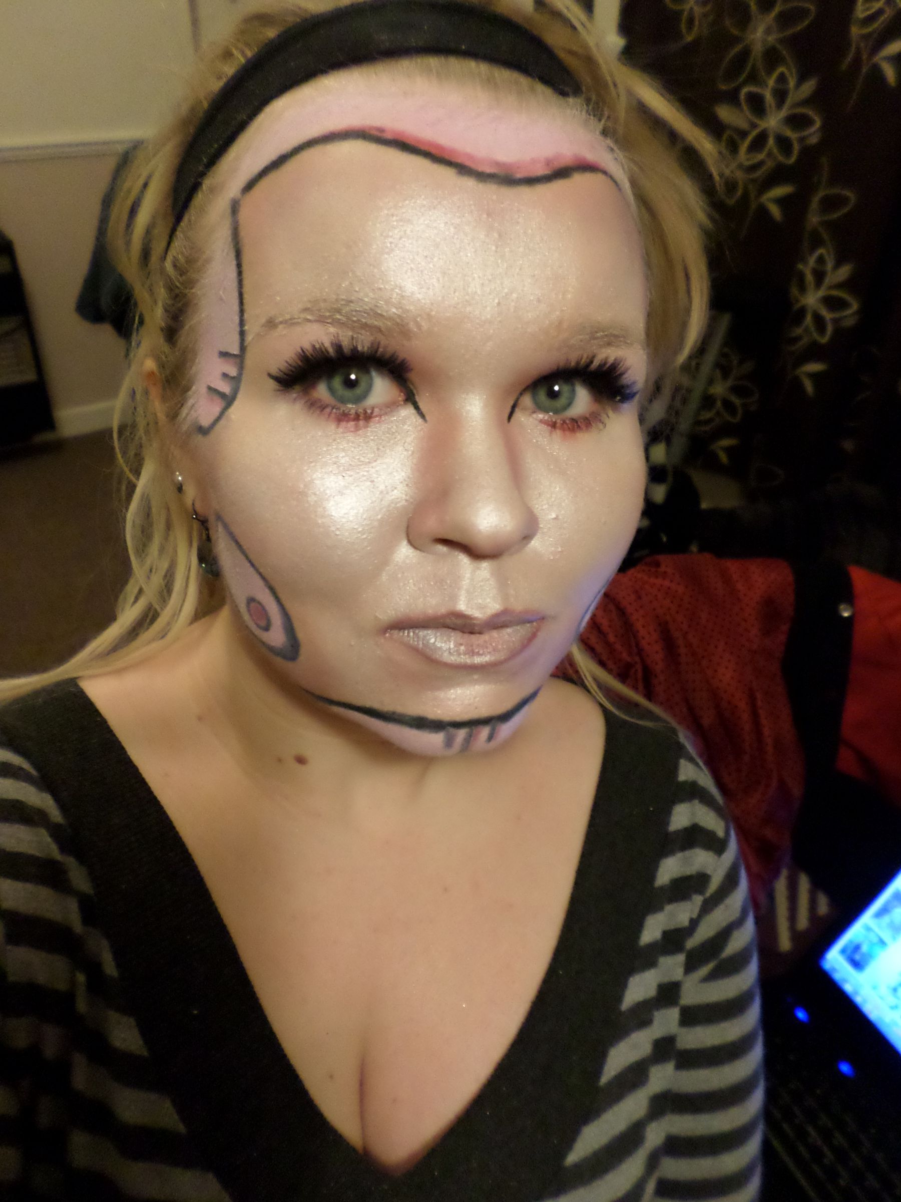 Valentines Android - Robot Makeup TUTORIAL