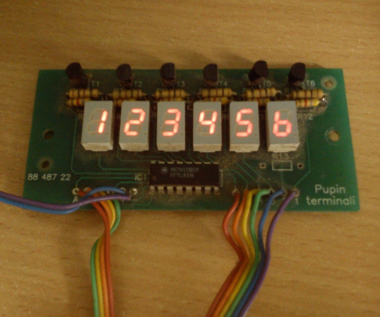 Driving Multiplexed 7 Segment Display