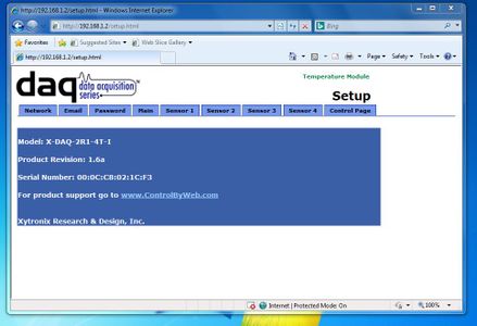 Talking to the Temperature Module From the Heater Control PC