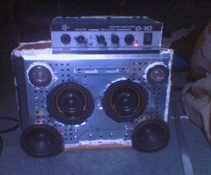 How to Make a Guitar Speaker Into the Ultimate BoomBox!!