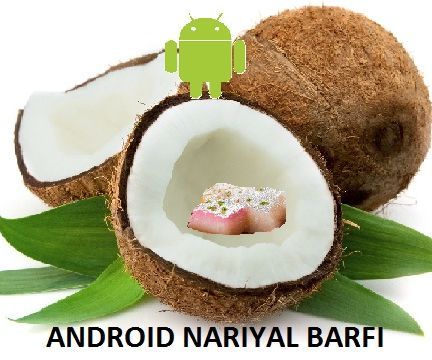 Name for Android N : नारियल बर्फी ( Nariyal Barfi  or COCONUT barfi)