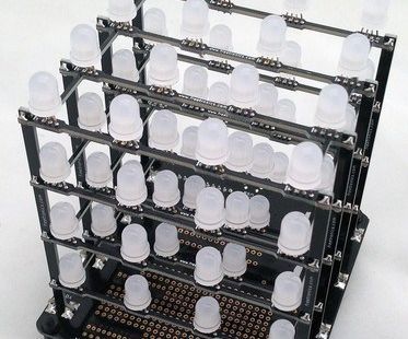 LED Cube Spectrum Analyzer