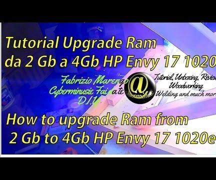 Upgrade Laptop RAM Memory
