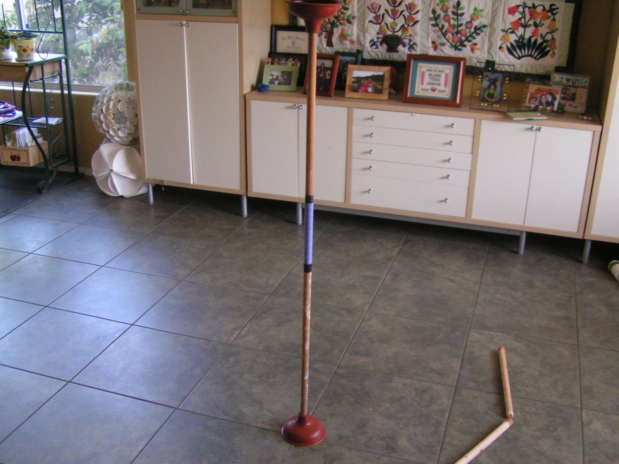 How to Make a Plunger Staff