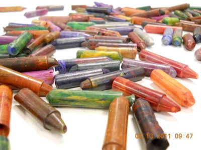 How to Make Your Own Crayons or Mold Made From Melted Crayons!!!!!!!!!!!!!