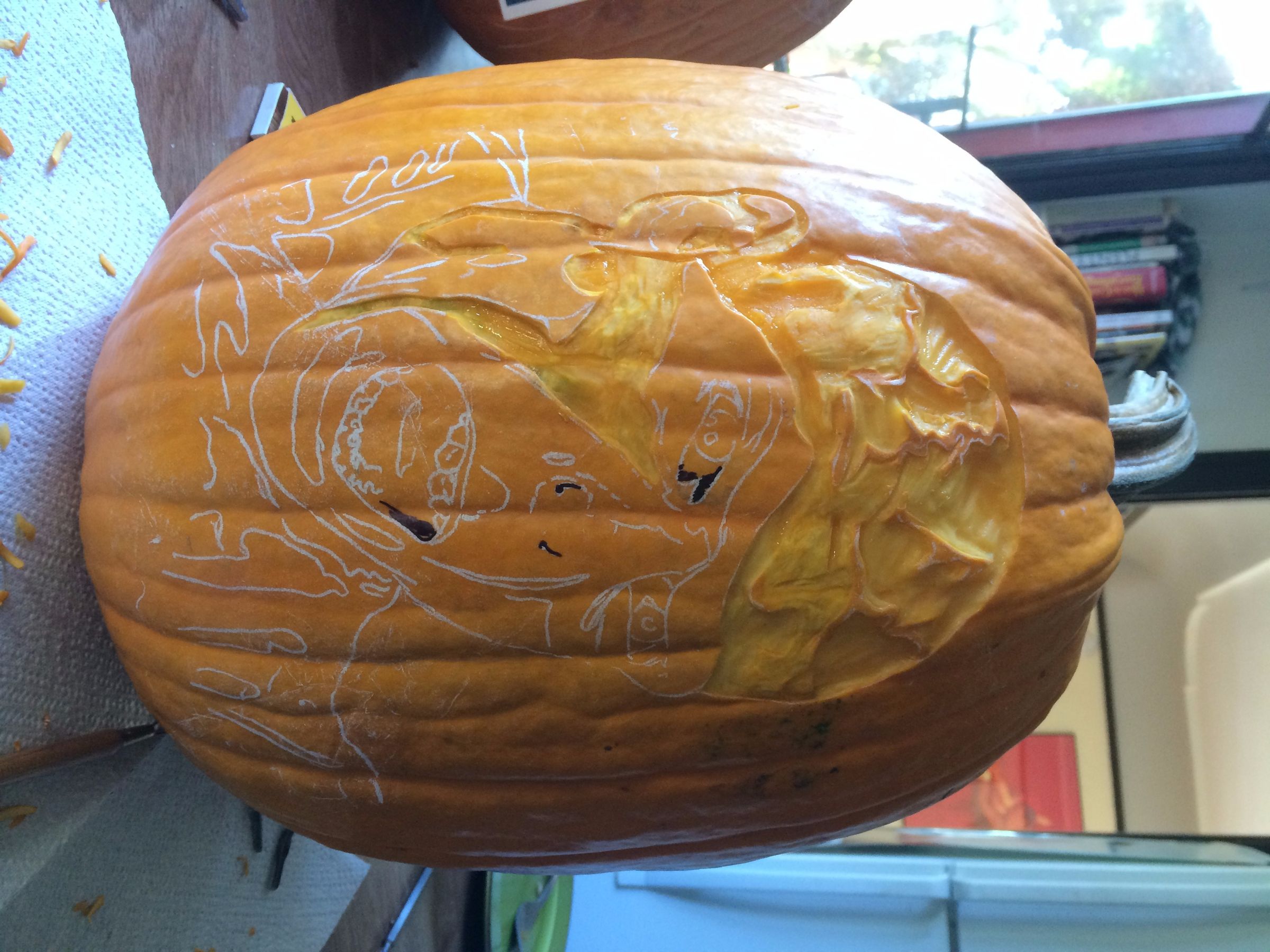 Harry Potter Vs Voldemort Pumpkin Carving 7 Steps (with Pictures