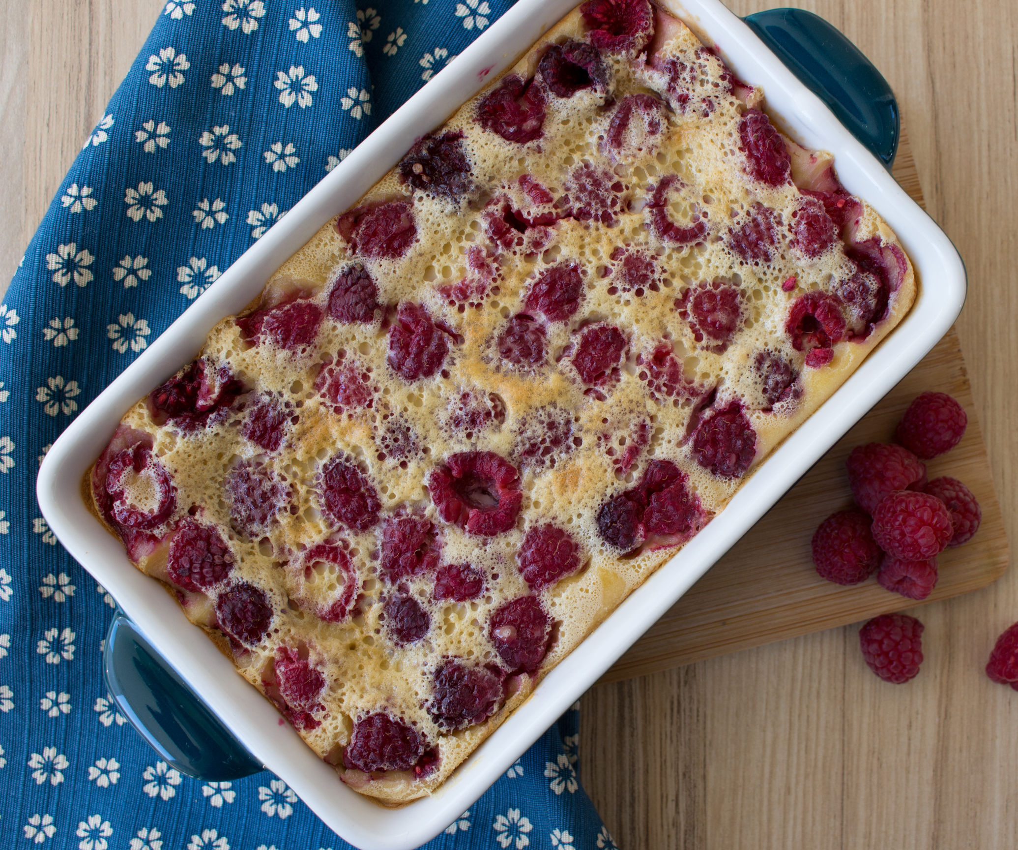 Raspberry Clafoutis