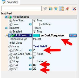 In Visuino Set Components