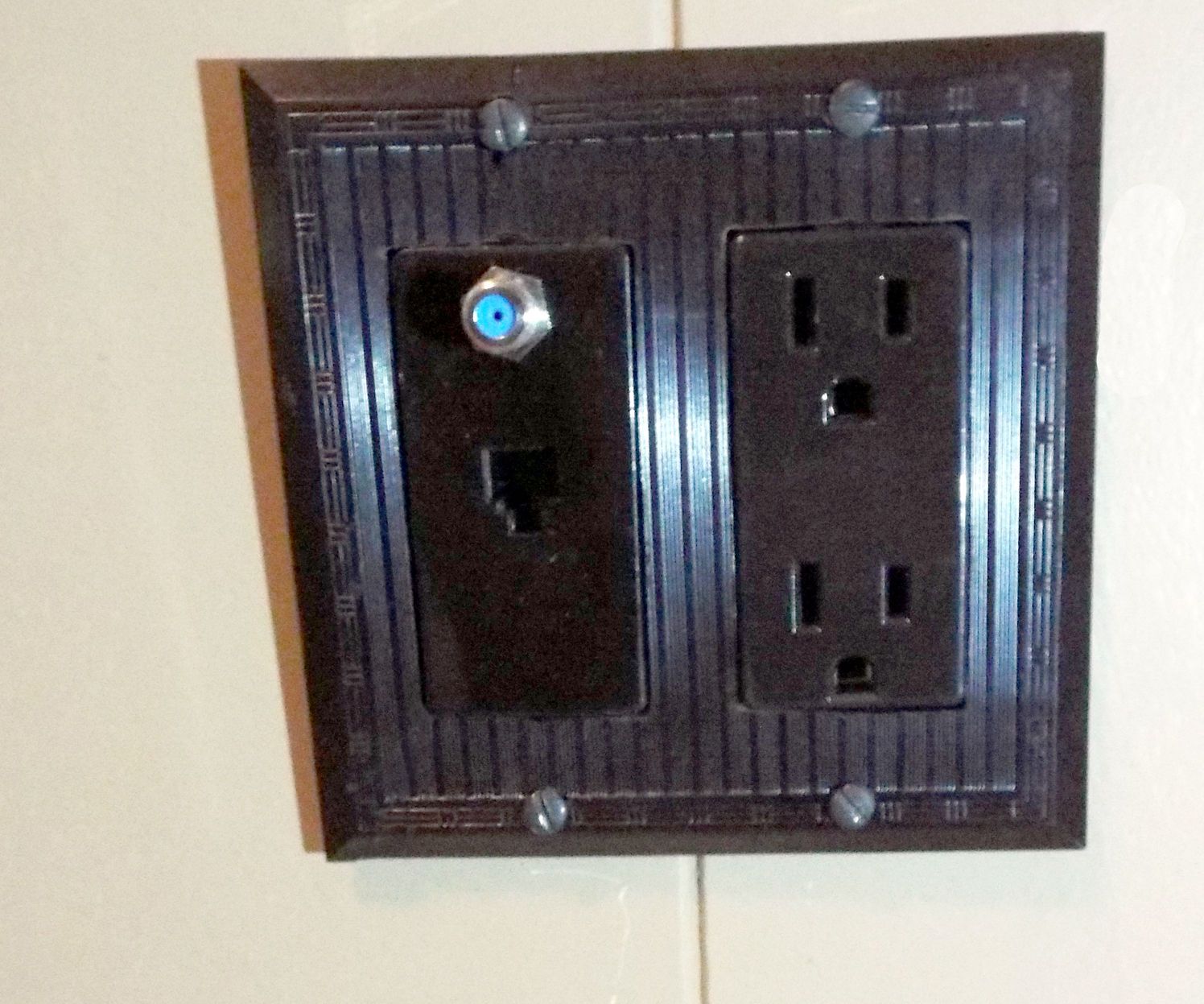 DIY Custom Electric Switch Wall Plate