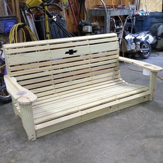 Diy Porch Swing Free Templates 17 Steps With Pictures